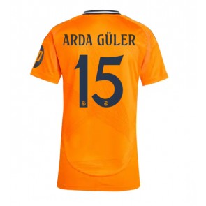 Real Madrid Arda Guler #15 Gostujuci Dres za Ženska 2024-25 Kratak Rukavima